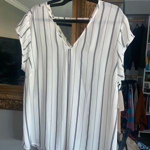 Halogen Ivory Black Stripe- Nordstrom Rack